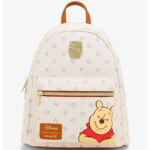 Loungefly Disney Winnie The Pooh Mini Backpack Letters Pattern Bag